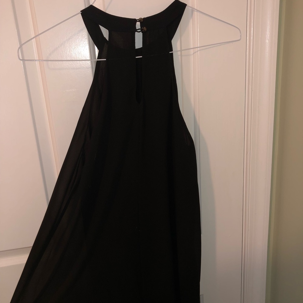 High Neck Little Black Dress